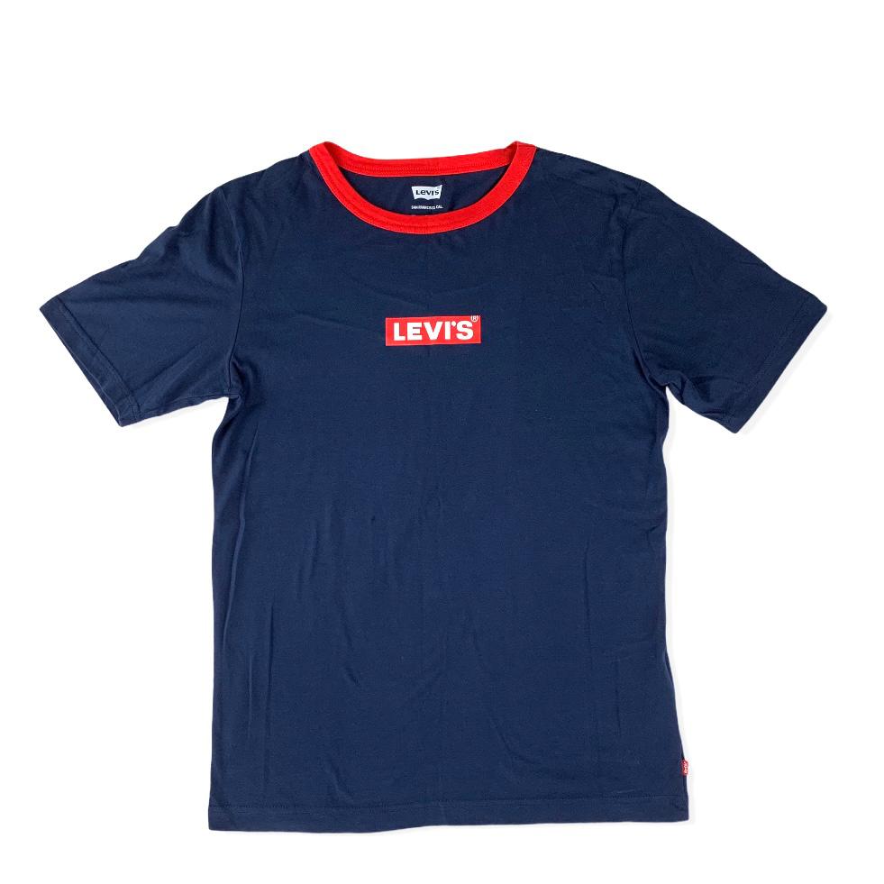 Navy/Red Short Sleeve Size XL Crew Neck Kids Boys T-Shirt