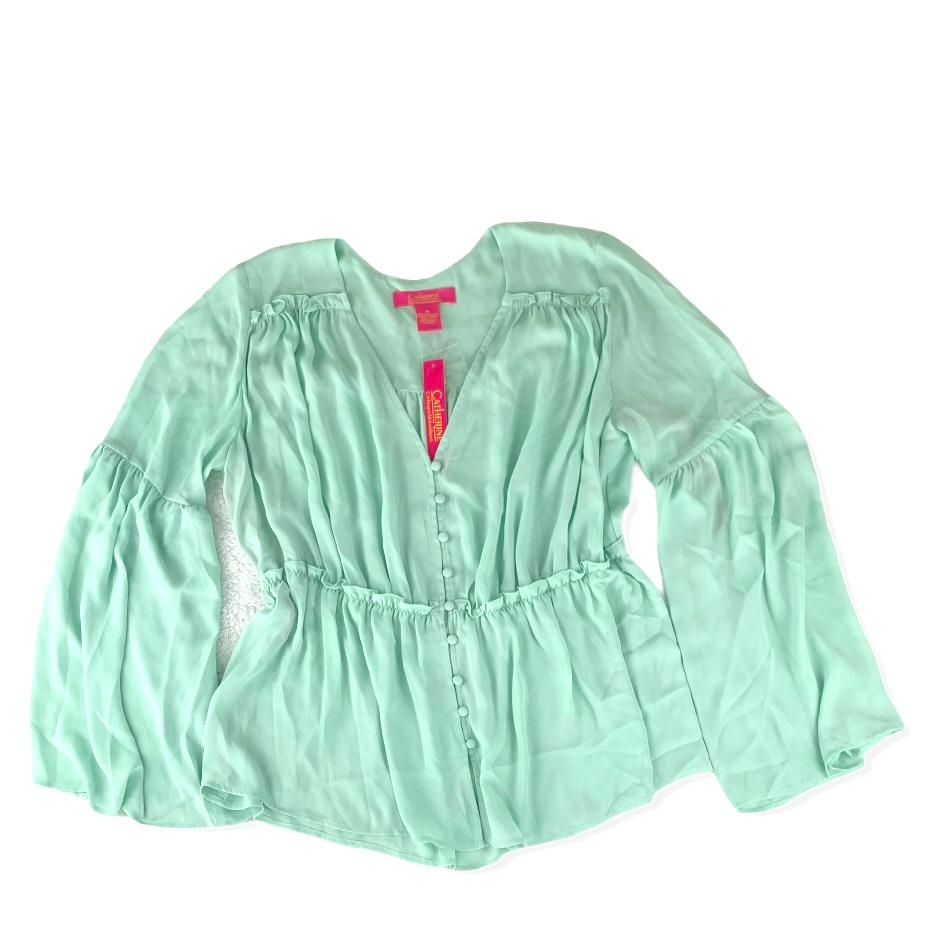 Women's Blouse Green Size M Tops