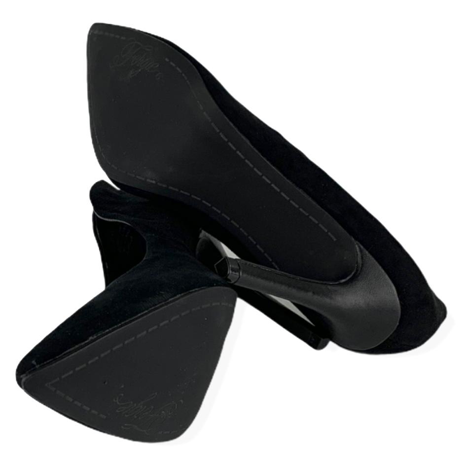 ACAPELLA Pump Black Slip On Women's Heels Shoes