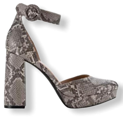 RILEY Animal Print High Heel Platform Women's Shoes