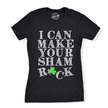 St Patrick's Day Plus Size 2XL Short Sleeve Black Women's T-Shirt