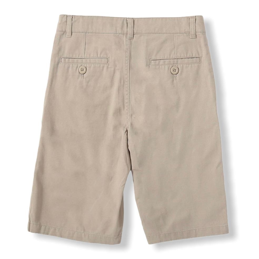 Flat Front Beige Size 8 Kids Boys Bermuda Short