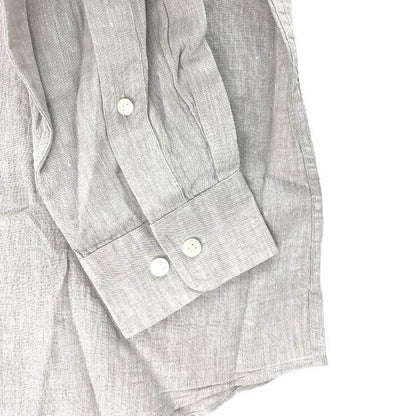 Gray Long Sleeve Button Down Classic Men's Shirt