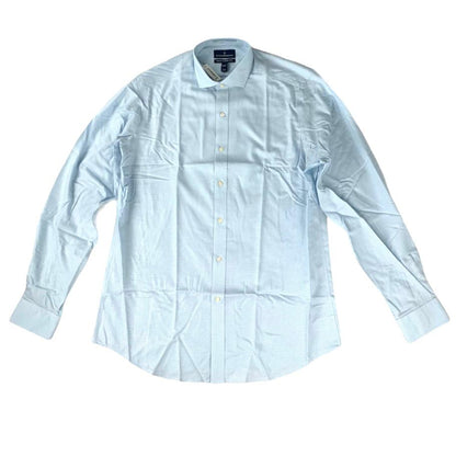 Long Sleeve Classic Blue Buttons Down Men's Shirt