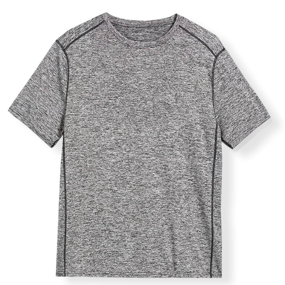 Gray Crew Neck Short Sleeve Size M Men's T-Shirt