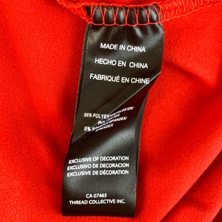 True Red Short Sleeve Pull-On Stretch Size M Bodycon Women's Mini Dress