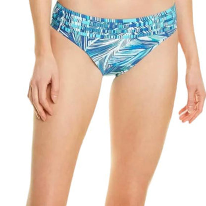 Blue/White Bikini Bottom Size 2 Women's Swimwear